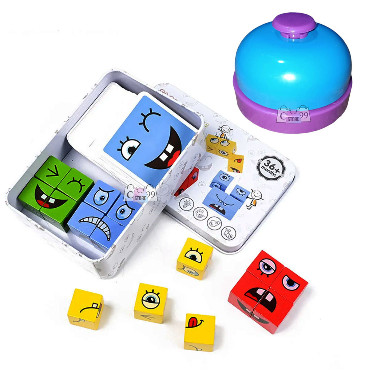 Miniatura 3 de Juego De Emociones Rompecabezas Bloques